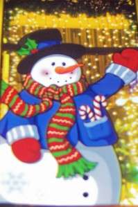 Christmas Decoration Window Cover/Cling Snowman NEW  