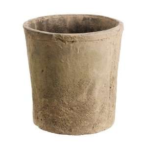  6.3dx7.1h Cylinder Clay Pot Charcoal Moss (Pack of 6 