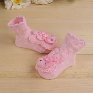   Toddler Baby Unisex Cute Animal Kids Shoes Socks 2 Color 0 6 M  