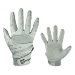  Cutters Endurance Baseball Gloves ALL WHITE AS