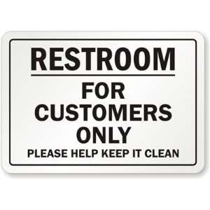   , Please Help Keep it Clean Magnetic Sign, 10 x 7