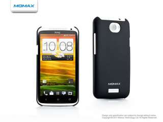 MOMAX Hard Cover Case + LCD Guard fr HTC One X LTE Endeavor Edge 