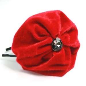  (Red) Velvet hat headband (4079 2) Beauty