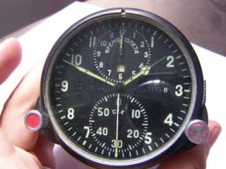 ACH 1 Russian USSR MIG 29 Chronograph aircraft clock  