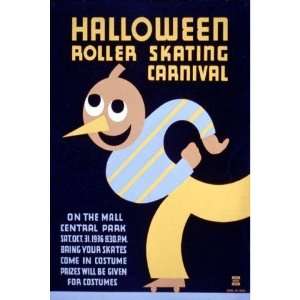  ROLLER SKATING CARNIVAL CENTRAL PARK UNITED STATES AMERICAN US USA 