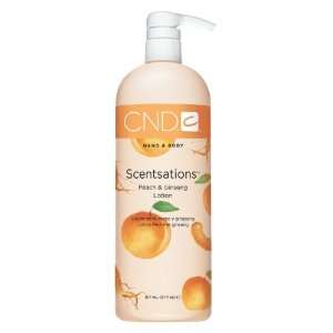  CND Lotion Peach& Ginseng Hand & Body Lotion 33 Oz Health 