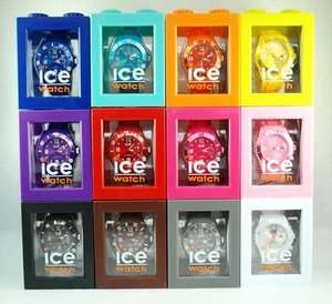 NIB Sili Collection 13 colours Unisex Ice Silicone Wristwatch / Watch 