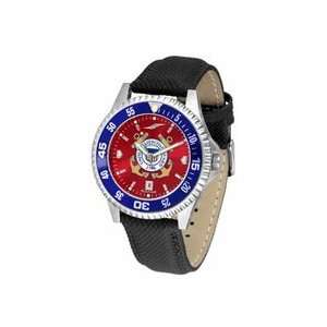 Coast Guard Competitor AnoChrome Mens Watch with Nylon/Leather Band 