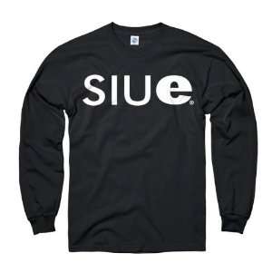  SIU Edwardsville Cougars Black Arch Long Sleeve T Shirt 