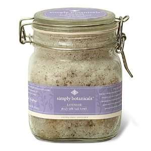  Lavender Body Silk Salt Scrub by Simply Botanicals   30 oz 