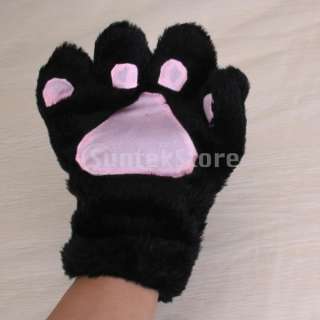   Cat Cosplay SET Fancy Dress Paw Claw Gloves Ear Hairclip Tail Bow Tie