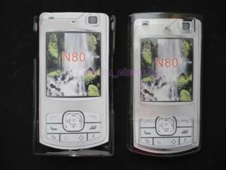 New Clear Crystal Hard Case Skin Cover for Nokia N80  