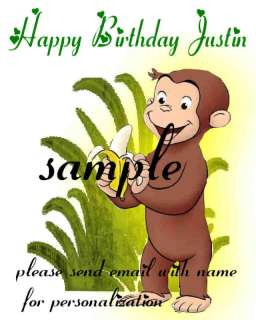 CURIOUS GEORGE EDIBLE CAKE IMAGE TOPPER clik2c all  