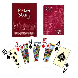 Copag™ Poker Size JUMBO Index   Poker Stars Red Deck  