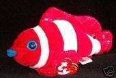 TY Beanie Baby Jester The Clown Fish (4349)  