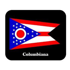  US State Flag   Columbiana, Ohio (OH) Mouse Pad 