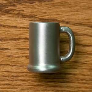  Beer Mug Cabinet Knob   Brushed Nickel