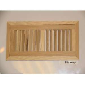   Hickory Flush Unfinished Wood Heat Register / Vent