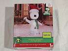 NEW GEMMY 4 FOOT AIRBLOWN SNOOPY PEANUTS INFLATABLE CHRISTMAS OUTDOOR 