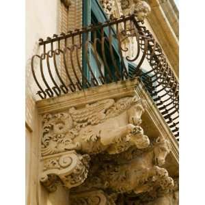 Baroque Details of the Palazzo Villadorata, Palazzo Nicolaci, Noto 