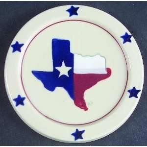  Hartstone Texas Proud Coaster, Fine China Dinnerware 