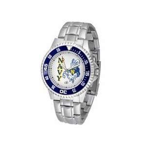  Navy Midshipmen Competitor Watch with a Metal Band 