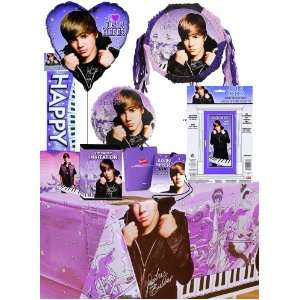 Justin Bieber Complete Decoration Party Supplies Pack 