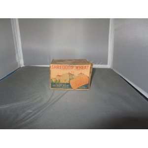  Antique 1937 Shredded Wheat Salesman Sample Box 
