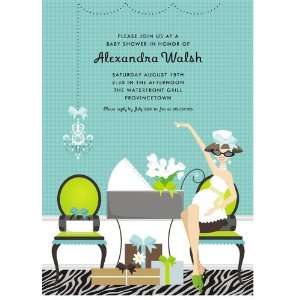  Showered in Blue Style Invitation