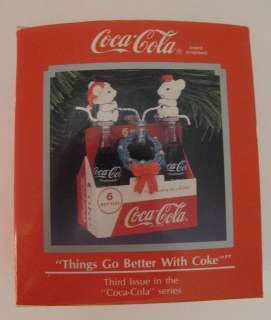 Things Go Better With Coke Christmas Ornament Coca Cola  