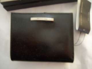 Kenneth Cole NY blk Credit Card Leather Wallet,MSRP$45  