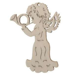  Angel Playing Horn Christmas Ornament