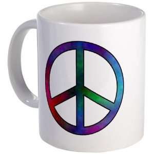 Multicolor Peace Sign Cool Mug by   Kitchen 