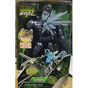  MAX STEEL   12 Shadow Blade Extroyer Action Figure w/ 3 