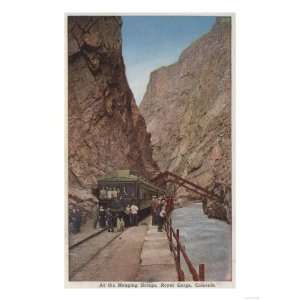 Royal Gorge, CO   View of the Hanging Bridge Premium Poster Print 