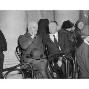   23. Joseph P. Tumulty, (left) former Secretary to