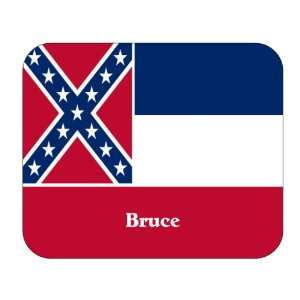   US State Flag   Bruce, Mississippi (MS) Mouse Pad 
