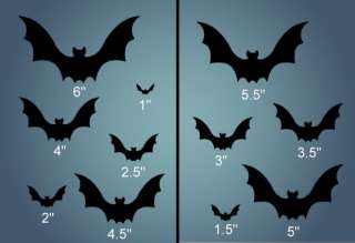 Offering a new ~ Halloween Bat Shapes ~ Stencil for Signs