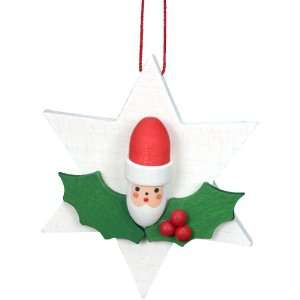  Ulbricht White star with Santa Ornament