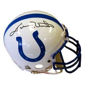  Johnny Unitas Autographed / Signed Baltimore Colts Mini 