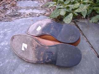 TIMELESS ALLEN EDMONDS COLTON Brown Leather Cap Toe Oxford Shoes 15 