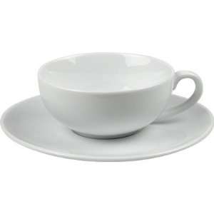 Konitz Tea Connaisseur Tea Cups and Saucers, White, Set of 4  