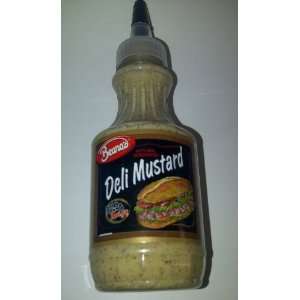 Beanos Deli Mustard 8 Oz   Conroy Foods  Grocery 