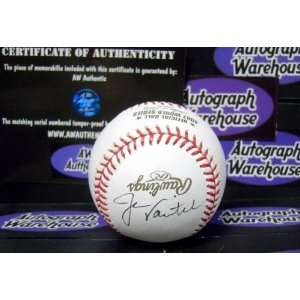 Jason Varitek Signed Ball   2007 World Series Side Panel   Autographed 