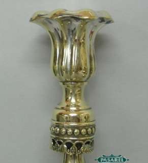 Fraget WMF Silver Shabbat Candlesticks Poland Ca 1890  