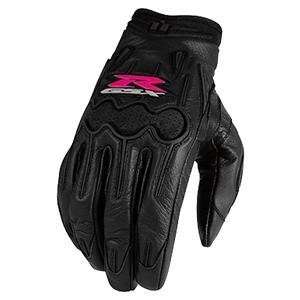  Icon Womens Arc Suzuki Gloves   Medium/Pink Automotive