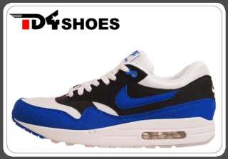 Nike Air Max 1 White Grey Blue 2012 Casual Running Shoes Original OG 