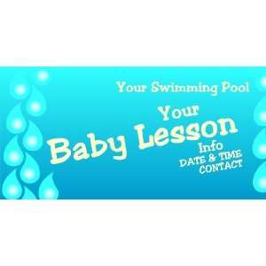    3x6 Vinyl Banner   Generic Baby Swim Class 