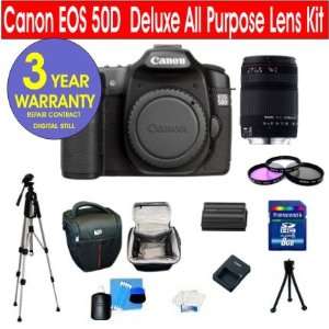  20 Piece All Purpose Kit with Refurbished Canon EOS 50D 15 