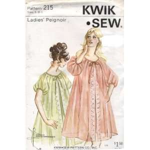   Ladies, Womans Peignoir Nightgown Sewing Pattern #215 